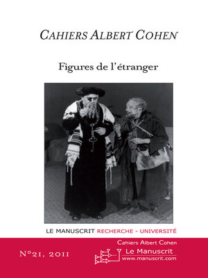 cover image of Cahiers Albert Cohen N°21
